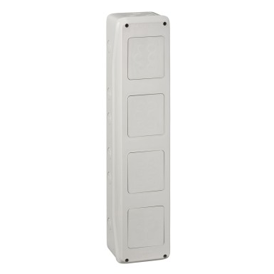 13974 - Schneider Electric - Kaedra - liidesekarp - 138 x 610 mm - 4 avaga