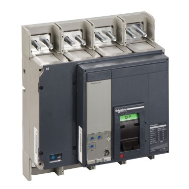 33469 - Schneider Electric - Kaitselüliti, ComPact NS800N, 50kA/415VAC, Micrologic 2.0 päästik, 800A, fikseeritud, 4P 4d