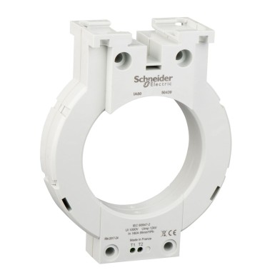 50439 - Schneider Electric - Suletud toroid A-tüüpi, VigiPacT, Vigilohm, IA80, siseläbimõõt 80mm, nimivool 160A