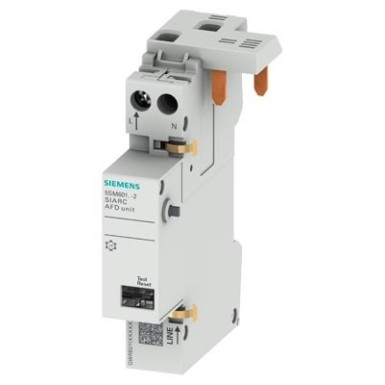 5SM6011-2 - Siemens - AFDD tuletõkkeplokk, 1-16 A 230 V MCB või RCBO 1+N 1 MW jaoks