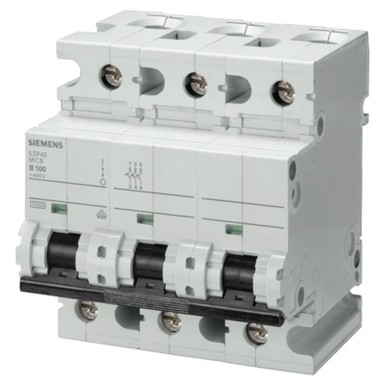 5SP4391-7 - Siemens - Minikaitselüliti 400 V 10kA, 3P, C, 100 A, D=70 mm