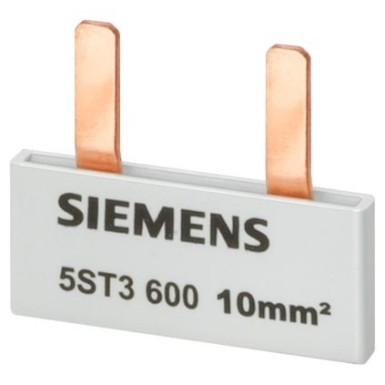 5ST3601 - Siemens - Pin-kamm, 10mm2 Ühendus: 6x ühefaasiline otsekontaktiga kaitstud