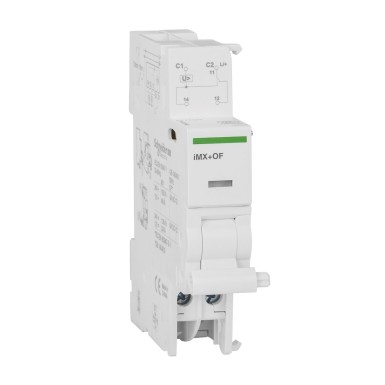 A9A26948 - Schneider Electric - Acti9, iMX+OF päästik. pingeväljalülitusega + lisakontakt. 12...24VAC/DC