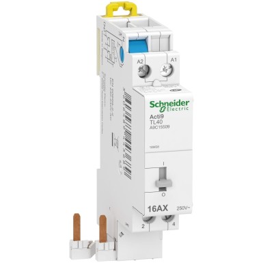 A9C15509 - Schneider Electric - Acti9 iDT40 TL - kiirühendusega impulssrelee - 16A - 2P - 230 V