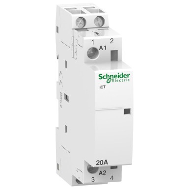 A9C22722 - Schneider Electric - Acti9, iCT käsitsi juhitav kontaktor 63A 2NO 220...240VAC 50Hz
