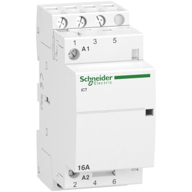 A9C22813 - Schneider Electric - Ülevoolukaitsega jäävoolukaitselüliti (RCBO), Acti9 iC60, 2P, 10A, C-kõver, 10000A/15kA, AC-tüüp, 30mA