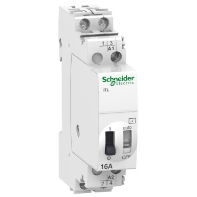 A9C30212 - Schneider Electric - impulssrelee iTL - 2P - 2 NO - 16A - mähis 24 VDC - 48 VAC 50/60Hz