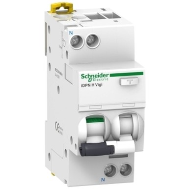 A9D07616 - Schneider Electric - Ülevoolukaitsega jäävoolukaitselüliti (RCBO), Acti9 iDPN H Vigi, 1P+N, 16A, B-kõver, 10000A, A-tüüp, 30mA