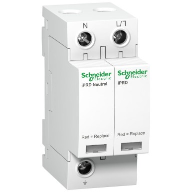 A9L65501 - Schneider Electric - Acti9, iPRD 65r liigpinge piiraja 1PN, 65kA 350V, koos signalisatsiooniprotokolliga.