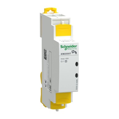 A9MEM2000T - Schneider Electric - Acti9 iEM - mono energiamõõtja - 40A - impulsid - ilma ekraanita