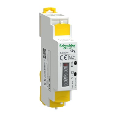 A9MEM2010 - Schneider Electric - modulaarne ühefaasiline energiamõõtja iEM2010 - 230V - 40A koos impulssidega