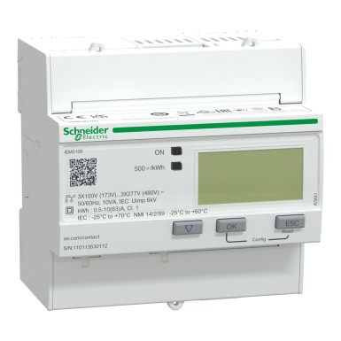 A9MEM3100 - Schneider Electric - Acti9 iEM - kolmefaasiline energiamõõtja - 63A