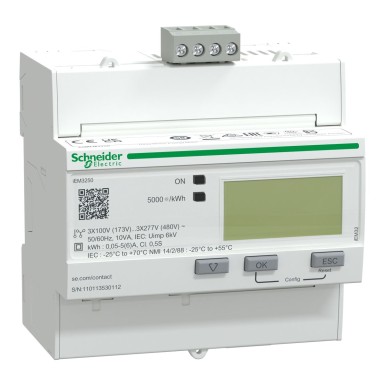 A9MEM3250 - Schneider Electric - Acti9 iEM - kolmefaasiline energiamõõtja - TI - Modbus