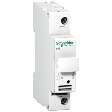 A9N15636 - Schneider Electric - Acti9 STI - sahtli kaitselüliti - 1P - 25A - 10,3x38mm kaitsme jaoks