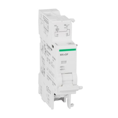 A9N26947 - Schneider Electric - MX + OF šuntväljalülitus 48VAC-CC 3A 415VAC - 6A 240VAC