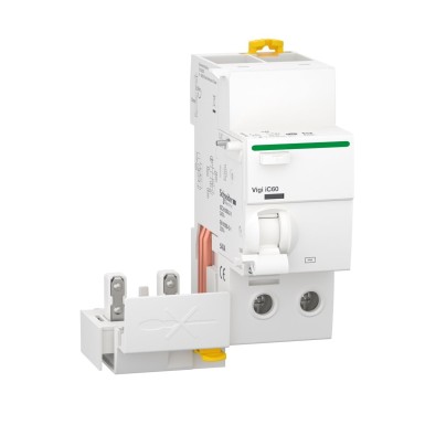 A9Q41240 - Schneider Electric - Acti9, Vigi iC60, differential block 2P 40A 30mA type AC 230-240V 400-415V