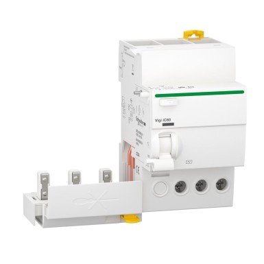 A9Q44325 - Schneider Electric - Acti9, Vigi iC60, differential block 3P 25A 300mA type AC 230-240/400-415V