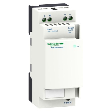 ABL8MEM24006 - Schneider Electric - Phaseo - reguleeritud lülitusrežiimiga toiteallikas - ühe-/kahefaasiline 100..240Vac - 24V 0,6A