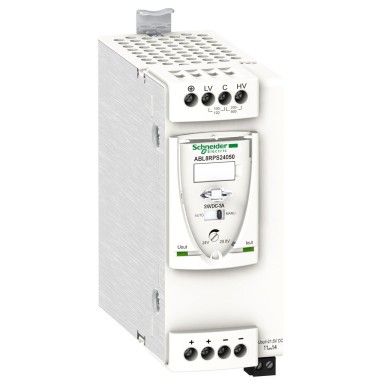 ABL8RPS24050 - Schneider Electric - Phaseo ABL8 - lülitatav toiteallikas - 5A - 200 kuni 500V ühe-/kahefaasiline - 24Vdc