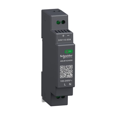 ABLM1A24006 - Schneider Electric - Modicon ABL - lülitusvõimsus - 0,6A - 100 kuni 240 VAC ühe-/kahefaasiline - 24 Vdc