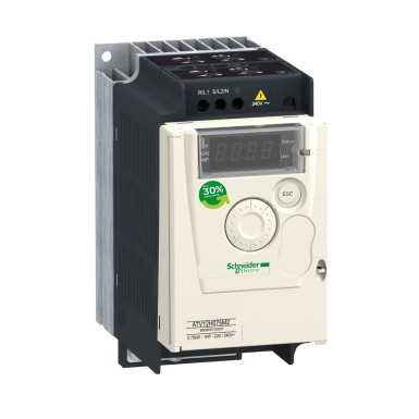 ATV12H075M2 - Schneider Electric - Altivar ATV12 - muutuva kiirusega ajam. - 0,75kW 1CV - 200..240V - 1ph - radiaator