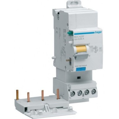 BDC425F - Hager - Diferentsiaalplokk 3P+N 25A 30mA AC - Ref: BDC425F