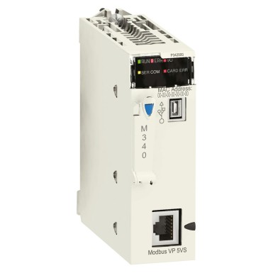 BMXP342000 - Schneider Electric - Modicon M340 - protsessor - 1024 diskreetset I/O 256 ANA I/O - 1Modbus