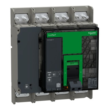 C080H360FM - Schneider Electric - Circuit breaker, ComPacT NS800H, 70kA at 415VAC, 3P, fixed, manually operated, MicroLogic 6.0 control unit, 800A