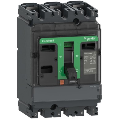 C103100S - Schneider Electric - ComPacT NSX100NA - kaitselüliti - 100A - 3P - fikseeritud paigaldus