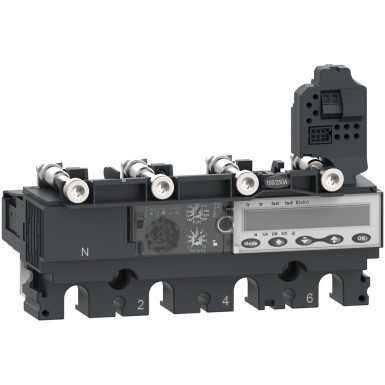 C1045E100 - Schneider Electric - Väljalülitusseade MicroLogic 5.2E, ComPacT NSX100/160/250, 4P, elektroonilised põhikaitsed, energiamõõtja, 100A nimiväärtus