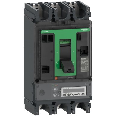 C40V36E400 - Schneider Electric - Kaitselüliti, ComPacT NSX400HB1, 75kA/690VAC, 3P, MicroLogic 6.3E päästik 400A