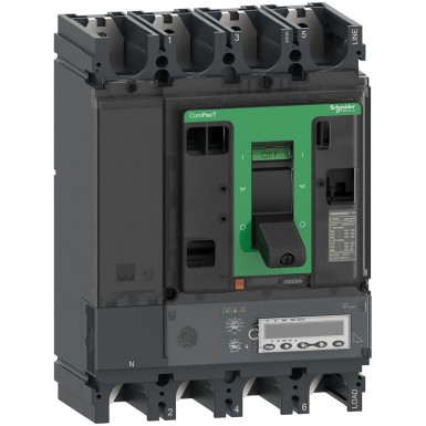 C40V46E400 - Schneider Electric - Kaitselüliti, ComPacT NSX400HB1, 75kA/690VAC, 4P, MicroLogic 6.3E päästik 400A