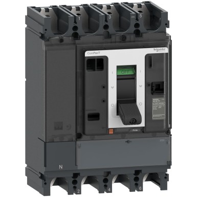 C634500D1S - Schneider Electric - Lülituskatkesti, ComPacT NSX500NA DC PV, 4P, fikseeritud, 500A nimiväärtus, 1000V