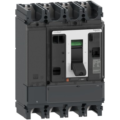 C634630DS - Schneider Electric - Lülituskatkesti, ComPacT NSX630NA DC, 4P, fikseeritud, termiline voolutugevus Ith 630A
