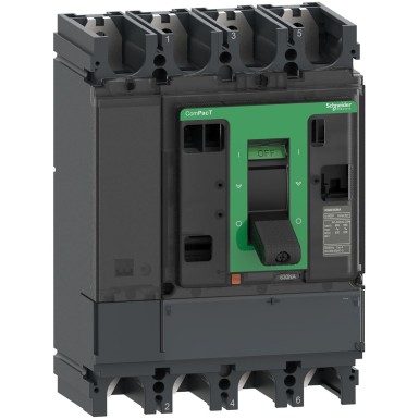 C634630S - Schneider Electric - Lülituskatkesti, ComPacT NSX630NA, 4P, fikseeritud, soojusvool Ith 630A