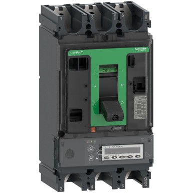 C63V36M500 - Schneider Electric - Kaitselüliti, ComPacT NSX630HB1, 75kA/690VAC, 3P, MicroLogic 6.3E-M päästik 500A