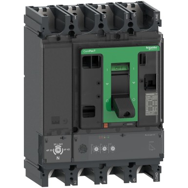 C63V42D630 - Schneider Electric - Kaitselüliti, ComPacT NSX630HB1, 75kA/690VAC, 4P, MicroLogic 2.3 päästik 630A