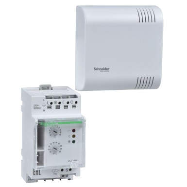 CCT15841 - Schneider Electric - Acti9 TH4 - moodultermostaat - 1 tsoon - 8°C..26°C