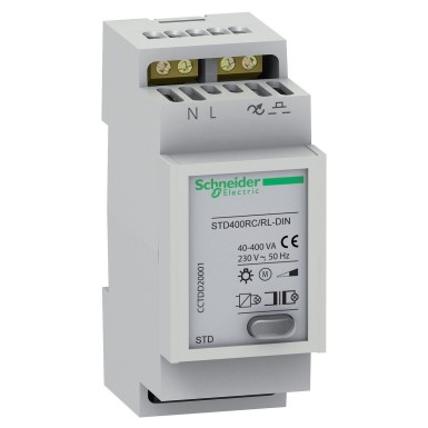 CCTDD20001 - Schneider Electric - STD - kaugjuhtimispuldi dimmer - 400W - DIN - lihtne valgustuse juhtimine