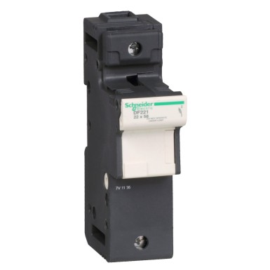 DF221 - Schneider Electric - Kaitsmekandja, TeSys DF, 1P, 125A, 690VAC, kaitsme suurus 22x58mm