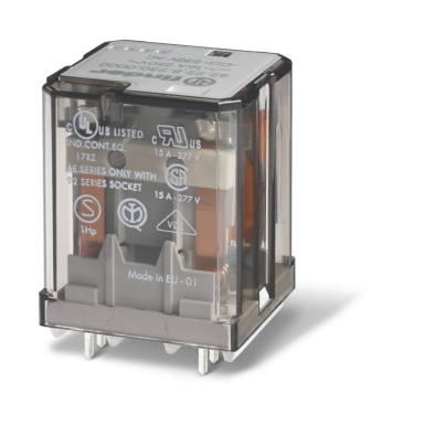 622390240300 - Finder - Elektrimehaaniline elektrirelee; paigaldus trükkplaadile; 3NO 16A; AGCDO kontaktid (vahe = 3mm); 24V DC mähis; RTI kaitseaste; Valikud: Ei