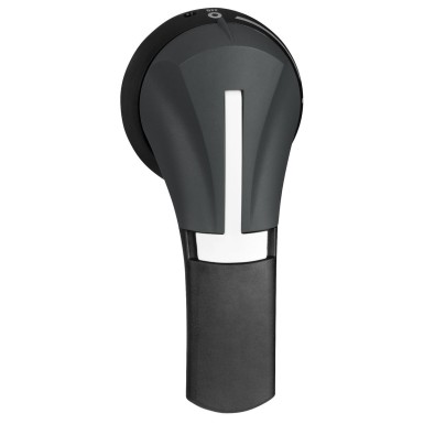 GS2AH230 - Schneider Electric - Väline pöörlev käepide, TeSys GS, must käepide, parempoolne paigaldus, 2 asendit I-O, IP65, GS 100 kuni 400A IEC jaoks