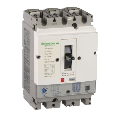 GV7RS220 - Schneider Electric - TeSys GV7RS - mootori kaitselüliti - 132..220A - 3P 3d - magnet-termiline lülitusseade