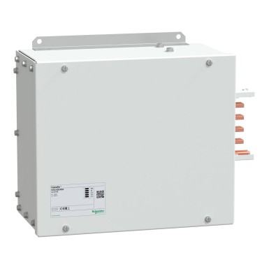 KSA250AB4 - Schneider Electric - Otsasöötmise seade, Canalis KSA250, alumiinium, 250A, paremale või vasakule paigaldatav, ilma liinikaitseta, 3L+N+PE, valge RAL9001