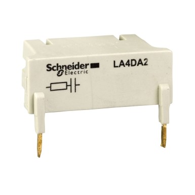 LA4DA2U - Schneider Electric - häireid summutav moodul - RC-ahel - 110..240 V AC