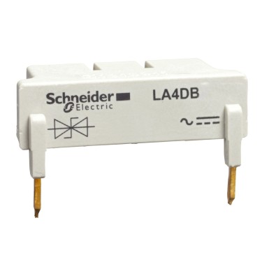 LA4DC3U - Schneider Electric - häirete summutamise moodul - dioodid - 24..250 V DC