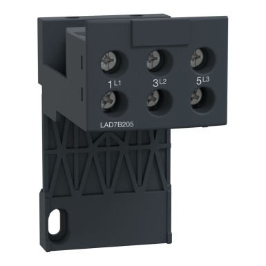 LAD7B205 - Schneider Electric - Adapterklemmiplokk, TeSys Deca, eraldi paigaldamiseks LRD04L-D32L LR3D04L-D32L LR9D01-D32 LR9D01-D32