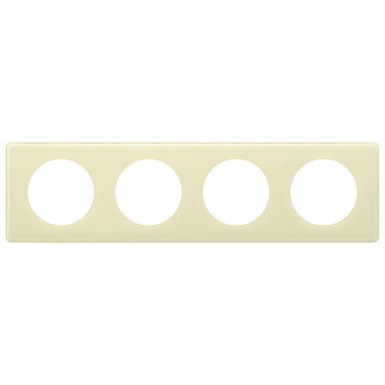 066624 - Legrand - 4G PLATE IVORY