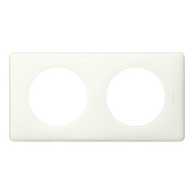 066632 - Legrand - PLATE 2 GANG WHITE