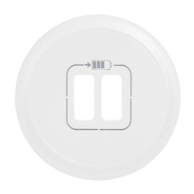 068256 - Legrand - COVER PLATE USB CHARGER WHITE